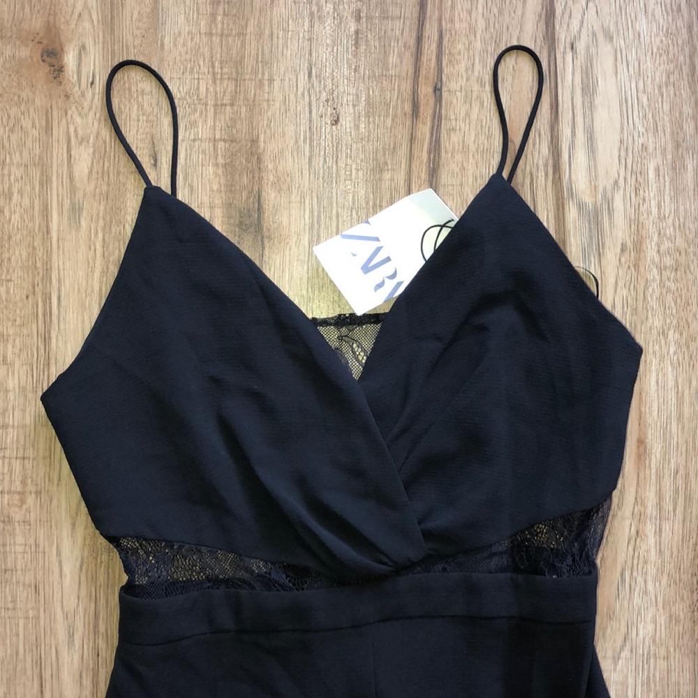 NEW!!! HP 🥳🥳🥳Zara Lace Insert Jumpsuit - Picture 8 of 16